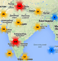 интерактивная карта путешественника путешествия по Азии, интерактивная карта